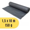 Pletiva Benco Stínící tkanina 1,5 x 10 m, 150 g / m2 - šedá