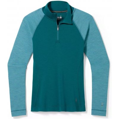 Smartwool W Classic Thermal Merino 1/4 Zip Emerald green – Sleviste.cz