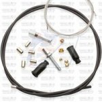 Lanko plynu univerzální sada Venhill U01-4-100-BK 6mm VNĚJŠÍ průměr (1.35m) černá