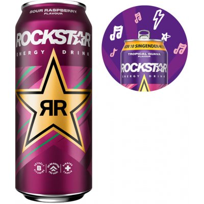 Rockstar Punched Sour Raspberry DE 500 ml – Sleviste.cz