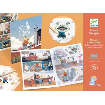 DJECO Komiks k dotvoření Sailor & Gipsy – Hledejceny.cz