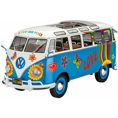 Revell VW T1 Samba Bus Flower Power 07050 1:24 – Zbozi.Blesk.cz