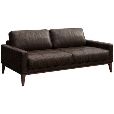 Mesonica Musso Tufted 173 cm Tmavě hnědá vintage 2-místná čalouněné – Hledejceny.cz