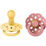 Bibs Boheme dudlíky z přírodního kaučuk 2ks Pale Butter / Dusty Pink – Hledejceny.cz