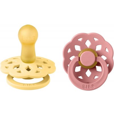 Bibs Boheme dudlíky z přírodního kaučuk 2ks Pale Butter / Dusty Pink – Hledejceny.cz