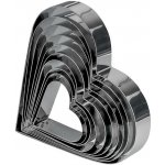 Martellato ráfek dortový nerez srdce prům.28 v.4cm – Hledejceny.cz