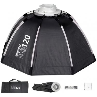 Softbox Triopo s Bowens Mounts voština grid 120 cm K3-120 – Zboží Živě