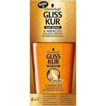 Gliss Kur Hair Repair 6 Miracles olejová esence pro všechny typy vlasů 75 ml