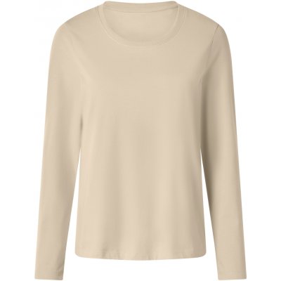 Esmara dámské triko s dlouhými rukávy s BIO bavlnou béžová – Zboží Mobilmania