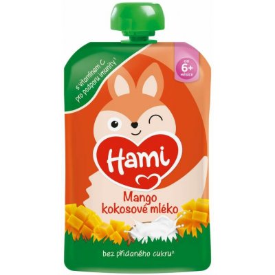 Hami Mango kokosové mléko kapsička 100g – Hledejceny.cz