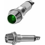 Onpira Signální kontrolka 12 V a 24 V se zapuštěnou LED Zelená, 12 V – Zboží Mobilmania