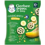 Gerber Křupavá kolečka s banánem 28 g – Zboží Dáma