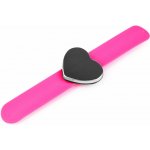 Magnetický jehelníček na ruku samonavíjecí - srdce, obdélník - pink srdce – Zboží Dáma