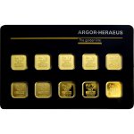 Argor-Heraeus Multicard zlatý slitek 10 x 1 g – Zboží Mobilmania