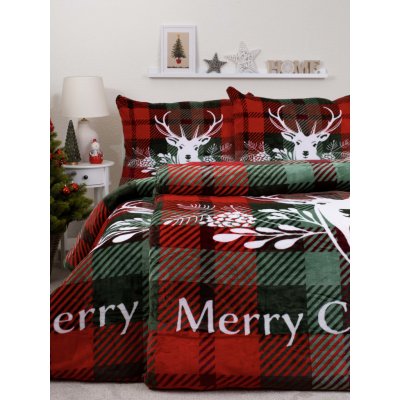 MKLuzkoviny.cz Povlečení mikroplyš Exclusive Merry Christmas 140x200 70x90 – Zboží Dáma MKLuzkoviny.cz Povlečení mikroplyš Exclusive Merry Christmas 140x200 70x90 – Zboží Dáma