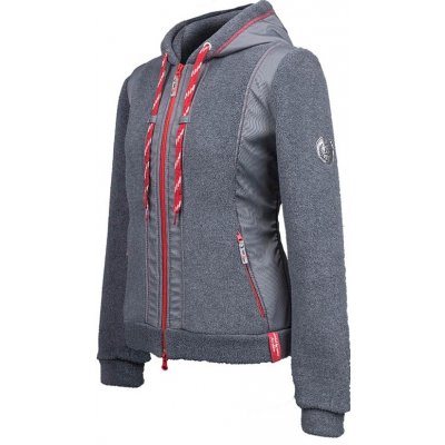 Fair Play Mikina s kapucí MARTINA Šedá – Zboží Mobilmania