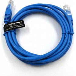 Esperanza EB274B UTP, CAT 5E, 2m, modrý