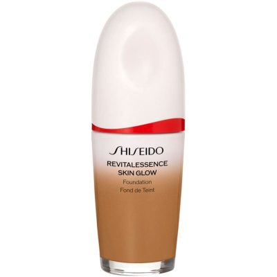 Shiseido Revitalessence Skin Glow Foundation lehký make-up s rozjasňujícím účinkem SPF30 Bronze 30 ml