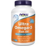 Now Foods Ultra Omega-3 Rybí olej 500 EPA + 250 DHA x 180 softgel kapslí – Hledejceny.cz