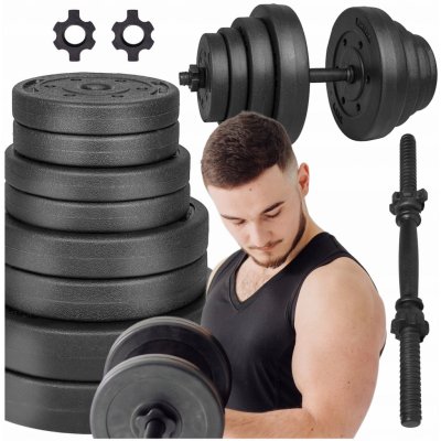 Springos Regulovatelné bitumenové činky 1 x 20 kg – Zboží Mobilmania