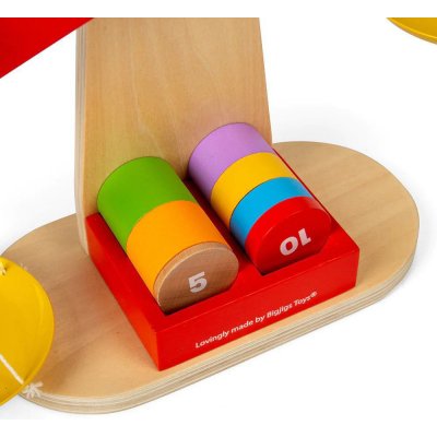 Bigjigs Toys Váha s vyvažovacím závažím – Zboží Dáma