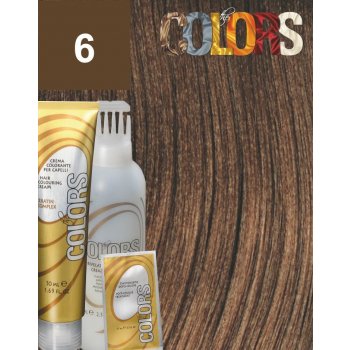 Colors Keratin Complex barva set 6 tmavá blond