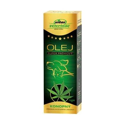 Vitar Veterinae Konopný olej 1000 ml 5x – Hledejceny.cz