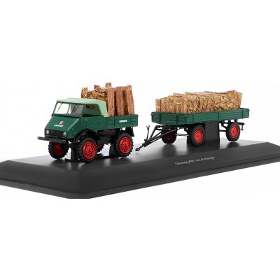 Schuco Mercedes-Benz Unimog 401 + přívěs s nákladem 1:43 – Zbozi.Blesk.cz