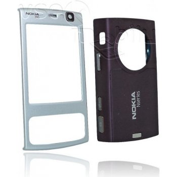 Kryt Nokia N95 přední + zadní stříbrný