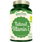 GreenFood Nutrition GreenFood Vitamin E D-Alpha Tokoferyl 90 kapslí – Hledejceny.cz