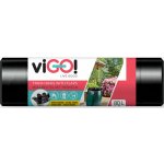 Vigo pytle s uchy LDPE 80 l 31 µm 10ks černé – Sleviste.cz