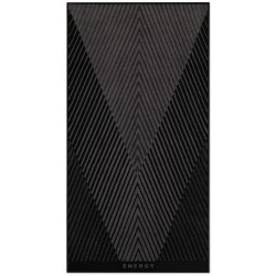 Zwoltex Sport Towel Energy AB Black Graphite černá šedá 70 x 140 cm