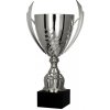 Pohár a trofej Kovový pohár Stříbrný 35 cm 12 cm
