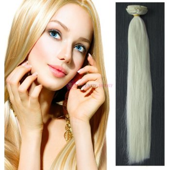 Clip in sada ELEGANT 57 cm odstín 60 LEDOVÁ BLOND