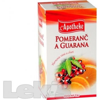 Apotheke Pomeranč a guarana čaj 20 x 2 g
