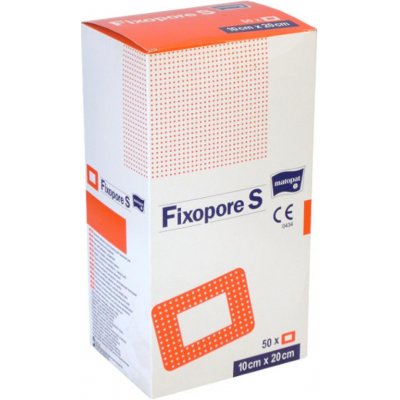 Fixopore S 10 x 20 cm á 50 ks sterilní náplast – Zboží Dáma