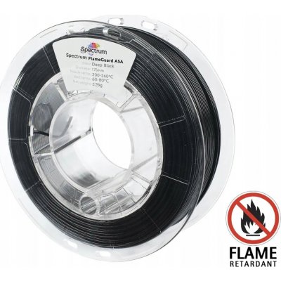 Spectrum FlameGuard ASA 275 1,75mm 250g Černý (Deep black) – Zboží Živě