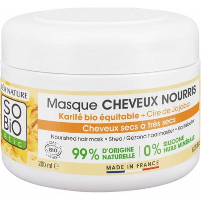 SO’BiO étic Maska vlasová 3v1 vyživující s bambuckým máslem a jojobou BIO 200 ml – Hledejceny.cz