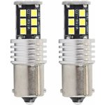 LED AMIO CANBUS 15SMD 2835 7,5W 1156 (P21W) Bílá 12V / 24V, sada 2 ks. – Hledejceny.cz