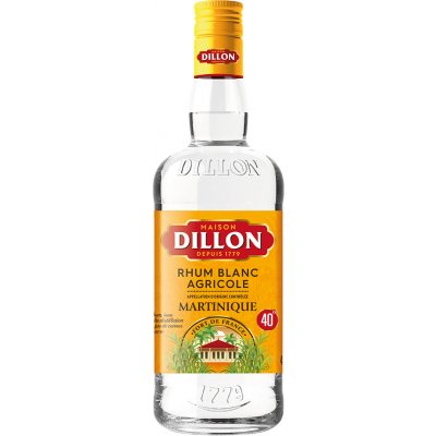 Dillon Rhum Blanc Agricole 40% 0,7 l (holá láhev) – Zboží Mobilmania