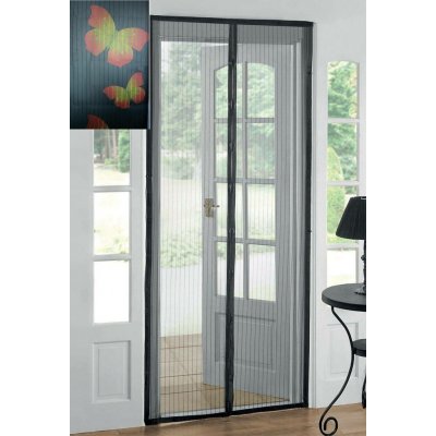 TES Magnetická dveřní síť proti hmyzu 218x96cm vzor motýl – Sleviste.cz