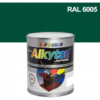Alkyton hladký polomat RAL 6005 0,25 l mechová zelená