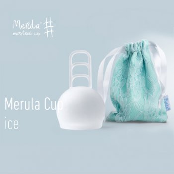 Merula Menstruační kalíšek Ice bílá vel. univerzální