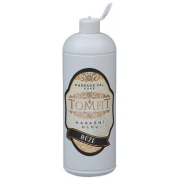 Tomfit masážní olej růže 1000 ml