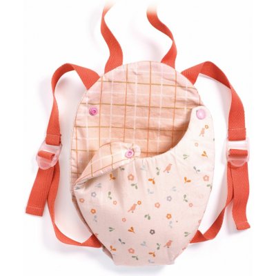 Djeco Dolls Walking Baby carrier Lavender – Zboží Mobilmania