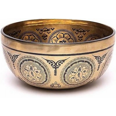 Nefertitis Tibetská bronzová zpívající mísa Shiva 22 cm NF55599 - 22 cm – Zboží Dáma