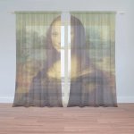 Sablio Záclony Mona Lisa - Leonardo da Vinci: 2ks 150x250cm – Hledejceny.cz
