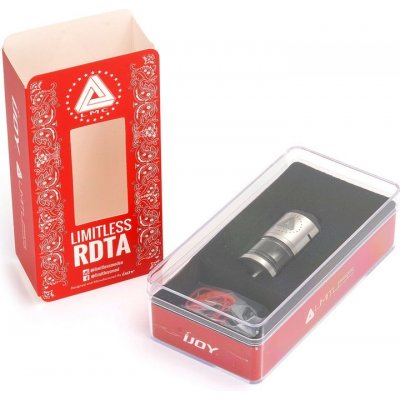 iJoy LIMITLESS RDTA tank stříbrný 4ml