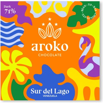 AROKO CHOCOLATE 71% SUR DEL LAGO 50 g – Zboží Mobilmania