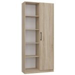 TP Living Knihovna AGAV dub sonoma – Zboží Mobilmania